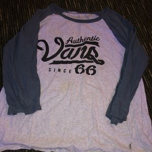 Vans 3/4 sleeve